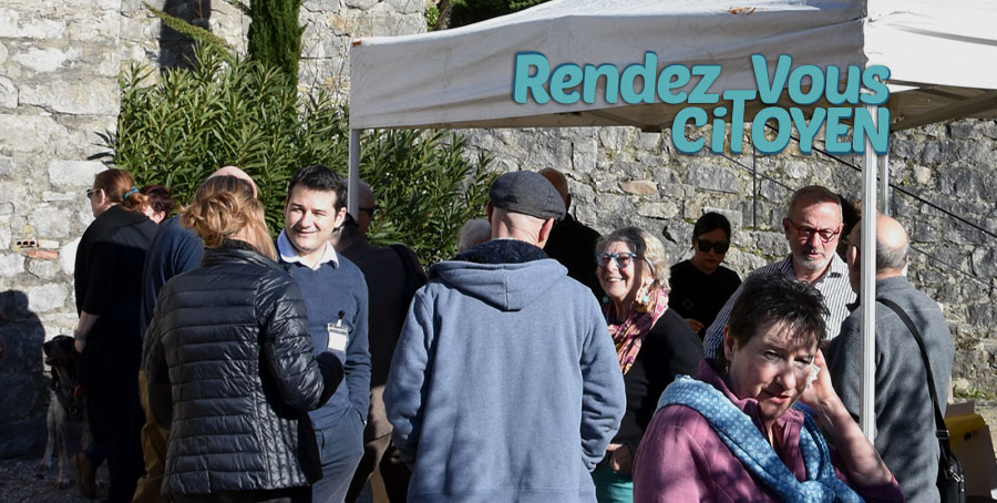 Gros succès pour le premier Rendez-Vous Citoyen à Balazuc, dans le cadre des élections municipales de mars 2026. Avec la liste Agir Ensemble pour Balazuc.