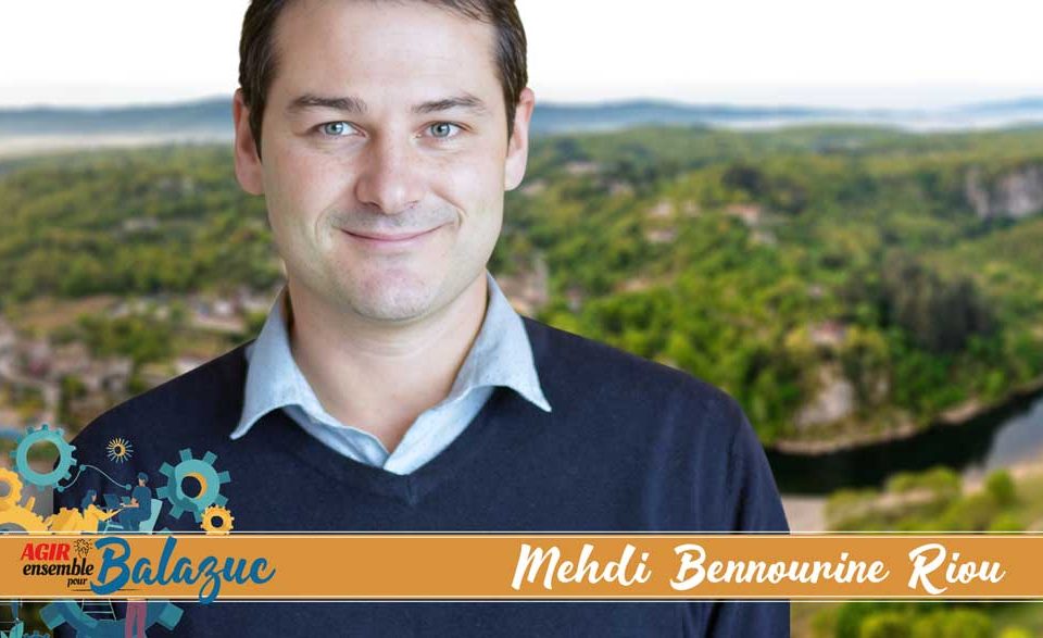 Mehdi BENNOURINE RIOU 37 ans, directeur adjoint de musée, candidat aux élections municipale de balazuc 2026. Tête de liste de l'équipe d'Agir ensemble pour Balazuc