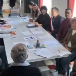 Première réunion du Conseil Municipal à Balazuc, les nouveaux élus désignent le Maire et ses Adjoints.