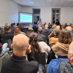 Réunion publique agir ensemble pour Balazuc, présentation de la liste et du candidat Mehdi Bennourine